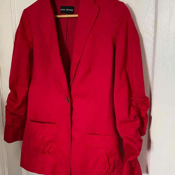 Randy Kemper Red Blazer - Picture 2 of 8